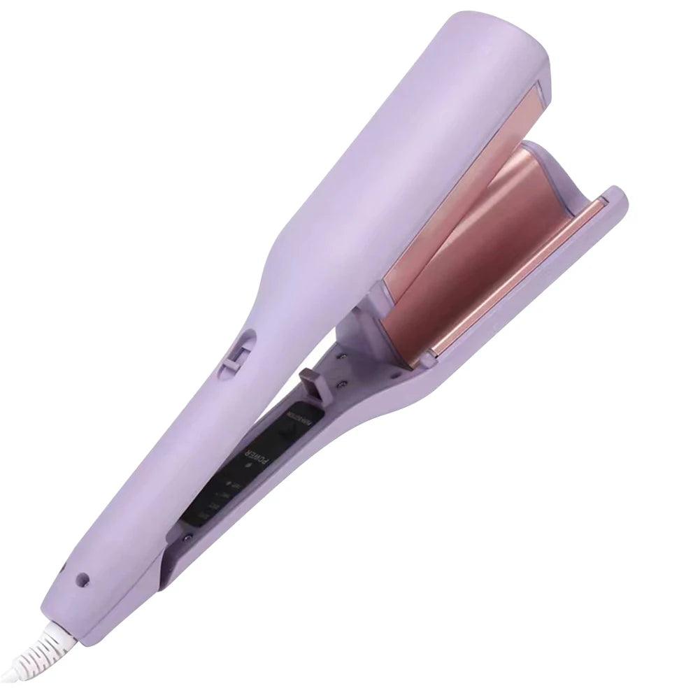 32mm Hair Waver Adjustable Temperature Hair Crimper Fast Heating Ceramic Big Waves Hair Crimper for Beach Waves