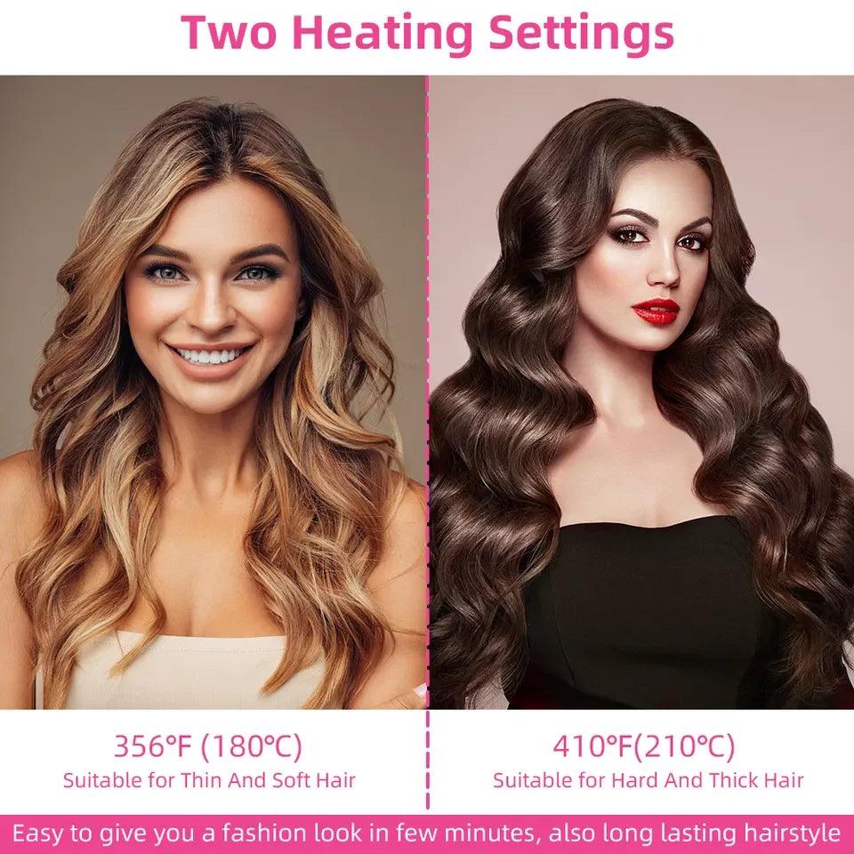 3 Barrel Ceramic Hair Waver Crimping Iron